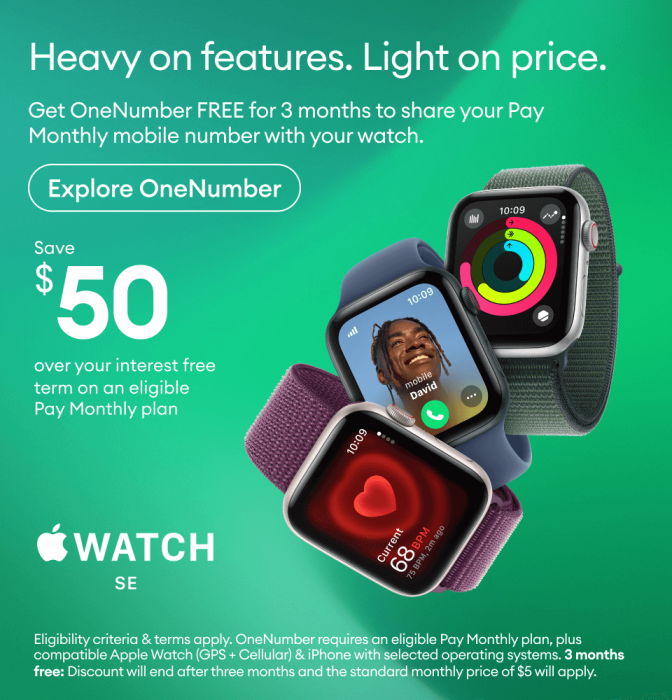 Apple watch 3 pay monthly sale
